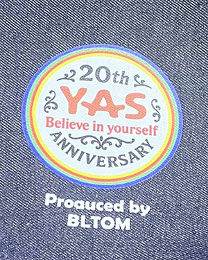 YASデニムバッグロゴアップ